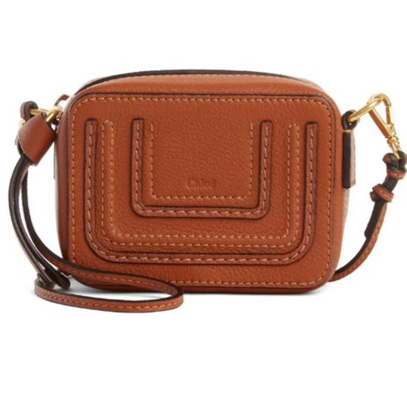 Chloe Handbags - CHLOÉ Micro Marcie Leather Crossbody Bag